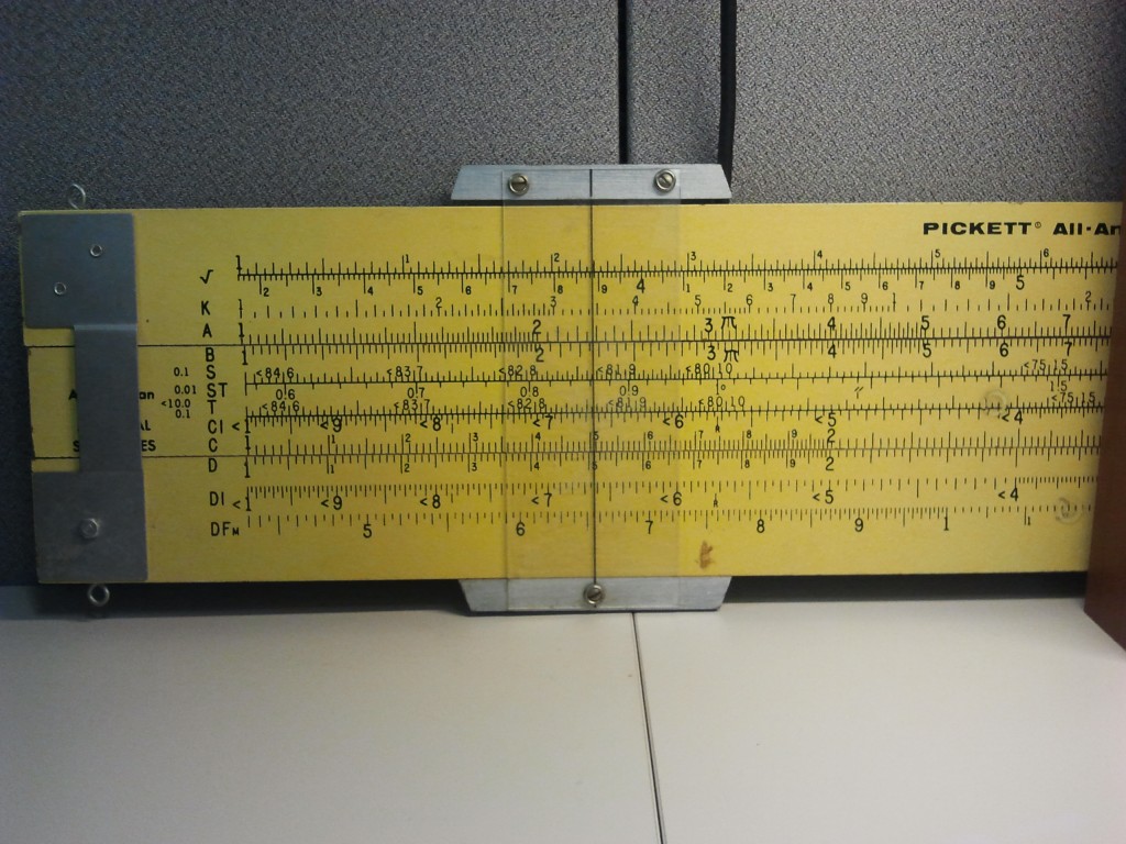 Large Teaching Slide Rule